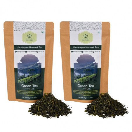 Pure & Premium Green Tea Pack of Two | Handpicked and Natural