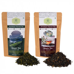 Pure Green & Black Tea Combo | Handpicked and Natural | leafnlips