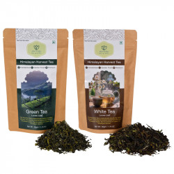 Green & White Tea Combo | Pure, Handpicked and Natural | Leaf n Lips