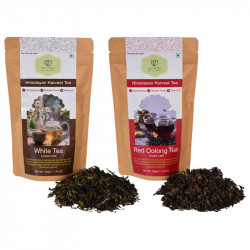 White & Red Oolong Tea Combo | Handpicked AND nATURAL | Leaf n LIPS