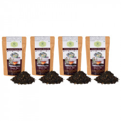 Black Tea 50gm Pack of 4 | Pure, Natural & Garden Fresh | Leaf n Lips